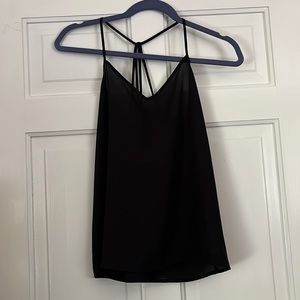 Abercrombie black tank NWOT